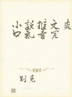 小说推文爽文一口气看完