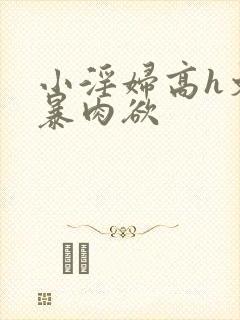 小淫妇高h文黄暴肉欲封面