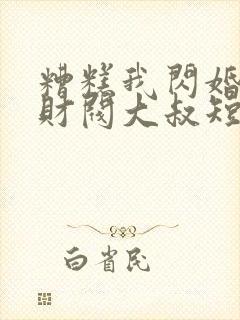 糟糕我闪婚了个财阀大叔短剧