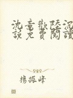 沈意欢陆沉舟小说免费阅读封面