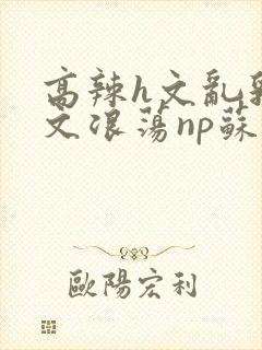 高辣h文乱乳h文浪荡np苏夏封面