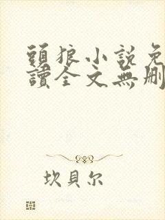 头狼小说免费阅读全文无删减封面