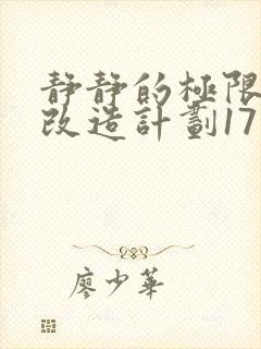 静静的极限自我改造计划17封面