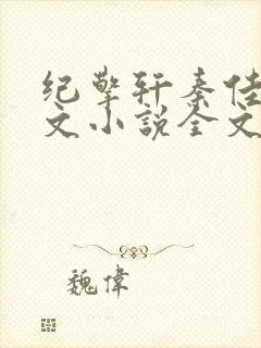 纪擎轩秦佳淇全文小说全文免费阅读