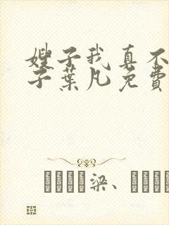 嫂子我真不是傻子叶凡免费