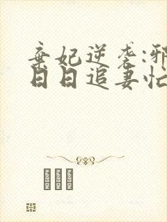 弃妃逆袭:邪王日日追妻忙免费下载