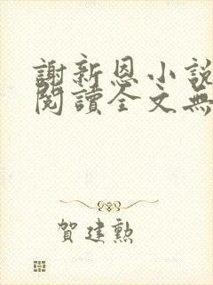 谢新恩小说免费阅读全文无弹窗