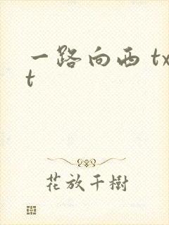 一路向西 txt