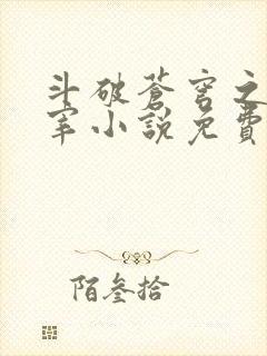 斗破苍穹之大主宰小说免费阅读全文封面