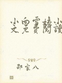 小向雪姨小说全文免费阅读最新章节封面