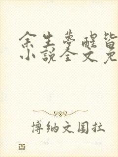 余生梦醒皆是你小说全文免费阅读