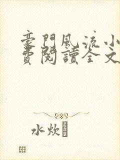 豪门风流小说免费阅读全文封面