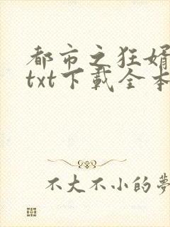 都市之狂婿战神txt下载全本