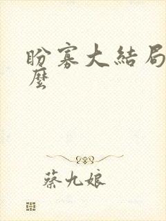 盼寡大结局是什么封面