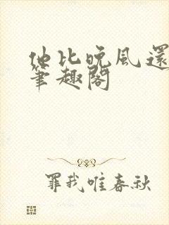 他比晚风还温柔笔趣阁