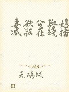 妻欲公与媳无删减版在线播放