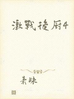激战后厨4封面