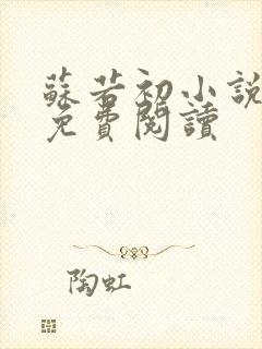 苏若初小说全文免费阅读
