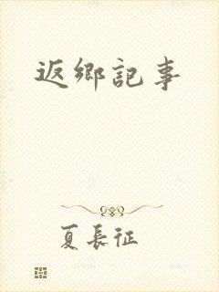 返乡记事封面