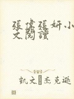 张伟张妍小说全文阅读封面