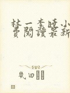 林一李晓小说免费阅读最新章节列表
