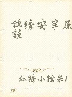 锦绣安宁原著小说