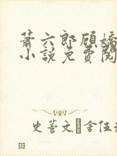萧六郎顾娇穿越小说免费阅读