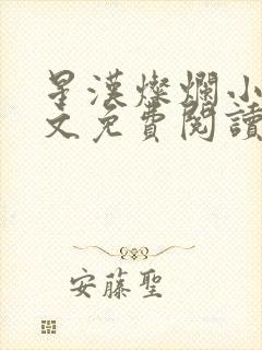 星汉灿烂小说全文免费阅读