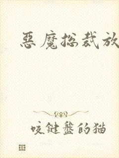 恶魔总裁放了我