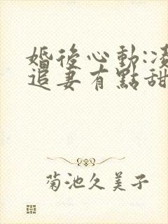 婚后心动:凌总追妻有点甜原著小说封面