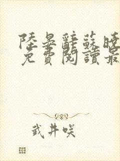 陆晏辞苏晓小说免费阅读最新章节