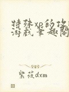 特殊xp的攻略游戏笔趣阁