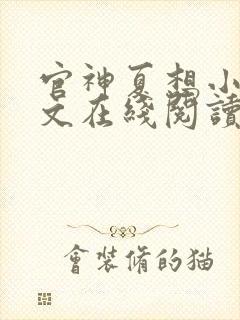 官神夏想小说全文在线阅读