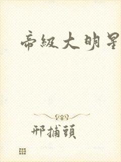 帝级大明星