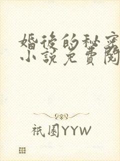 婚后的秘密张妍小说免费阅读全文封面