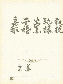 妻子出轨执意要离婚怎样挽回封面