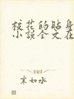 校花的贴身高手小说全文在线阅读