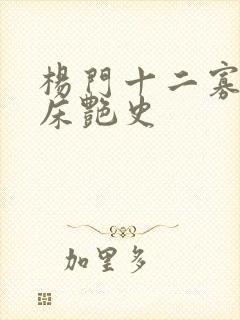 杨门十二寡妇肉床艳史封面