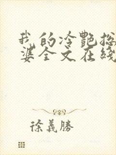 我的冷艳总裁老婆全文在线阅读