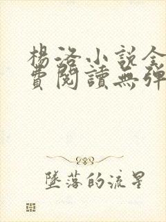 杨洛小说全文免费阅读无弹窗最新章节