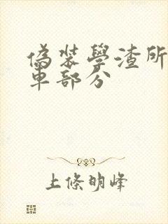 伪装学渣所有开车部分