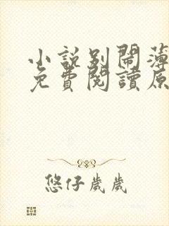 小说别闹薄先生免费阅读原文