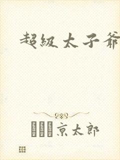 超级太子爷封面