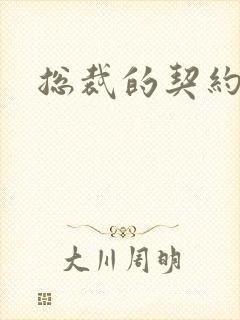 总裁的契约妻