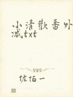 小清欢番外未删减txt