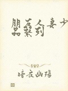 朋友人妻少妇精品系列封面