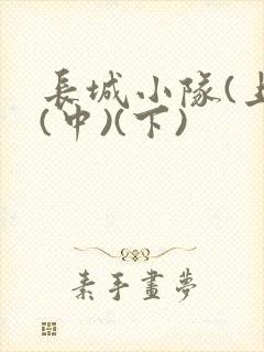 长城小队(上)(中)(下)封面