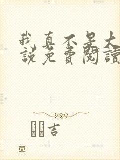 我真不是大佬小说免费阅读