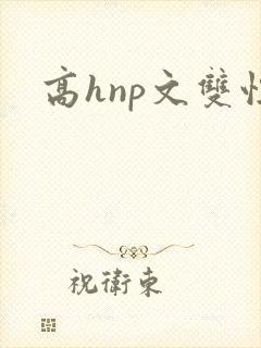 高hnp文双性