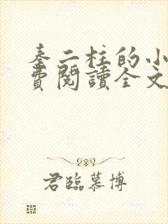 秦二柱的小说免费阅读全文